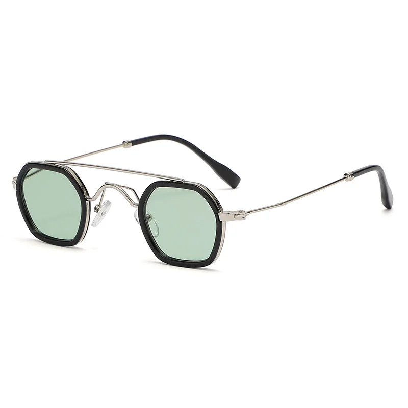 

Hexagon Small Sunglasses Women Quality Ins Popular Blogger Sun Glasses Bulk Wholesale 8107