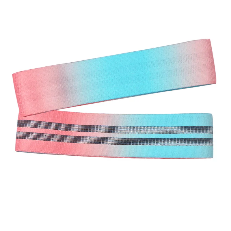 

Good Quality Simple Design Adjustable Anti Slip Yoga Stretch Elastic Band Yoga Hip Circle Fabric Resistance Bands, 3 colors