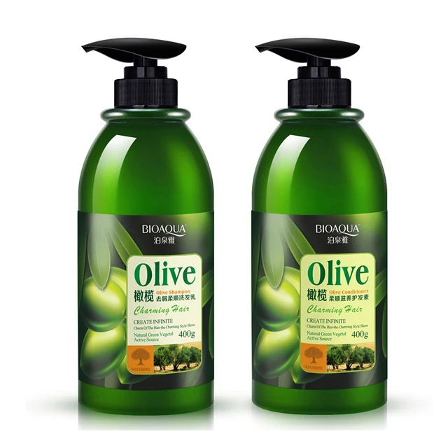 

Damaged repair growth shampoo olive anti-dangdruff deep cleasing shampoo conditioner set Hair Loss Hair Growth Shampoo kits