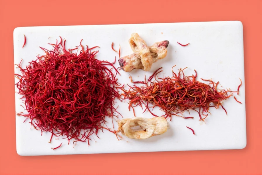 Traditional Spanish paella with saffron