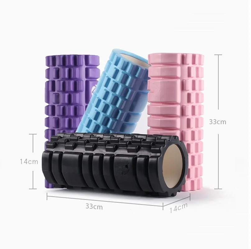 

Wholesale Custom Logo Muscle Massage Roller EVA Hollow Fitness Yoga Foam Roller, Blue/black/pink /yellow/green