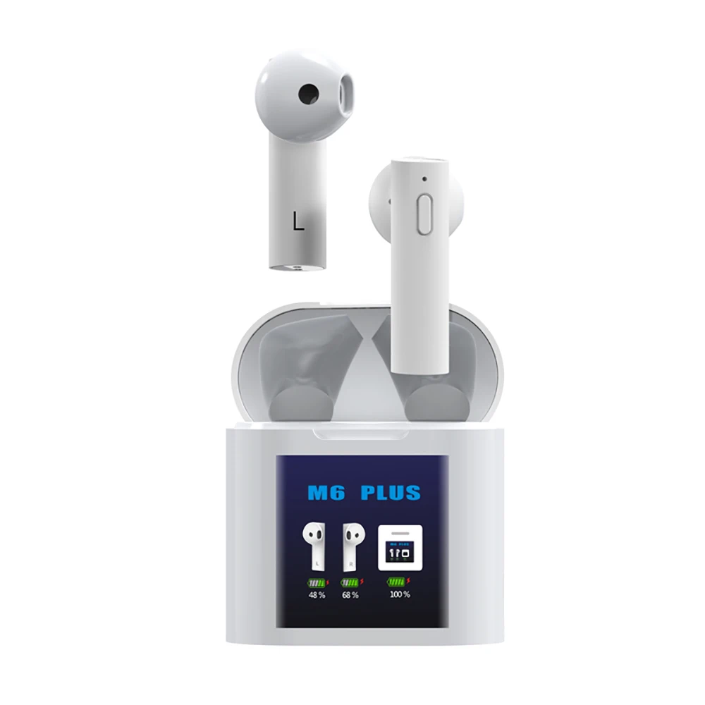 

high quality 260mah thermometer ear buds noise cancelling tws earpiece mini headphone wireless earphones