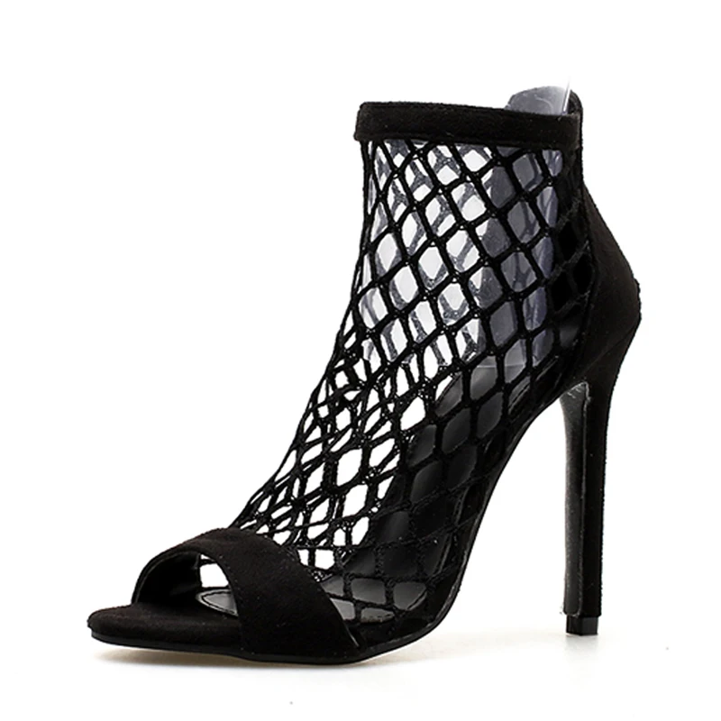 

Sexy hollow high heel sandals women's shoes peep toe stiletto heel shoes