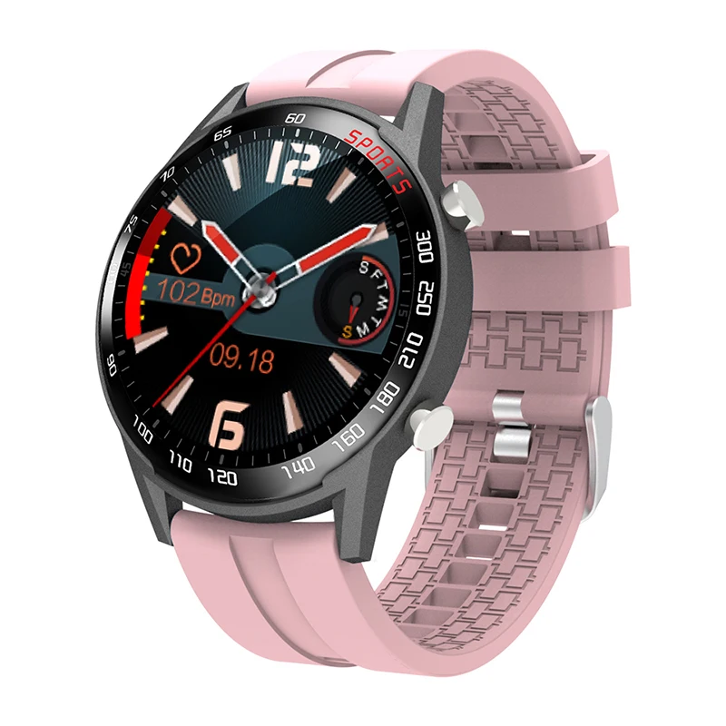 

1.3 inch Full touch round smart bracelet sport fitness Waterproof IP67 temperature watch body temperature smart watch
