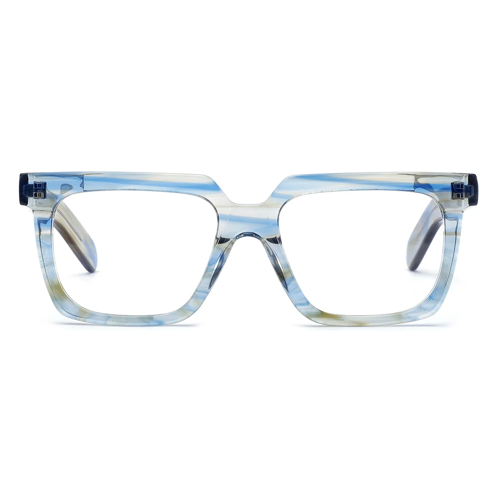 

Fashion Square Transparent Thickness Acetate Eye Glasses Eyeglasses Pure Acetate Optical Glasses Frames For Men For Women