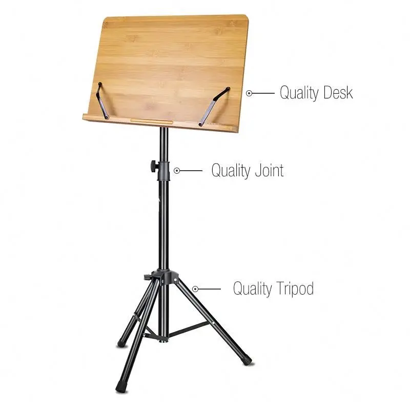 

DDP RTS adjustable orchestra sheet music stand wooden for musical instrument