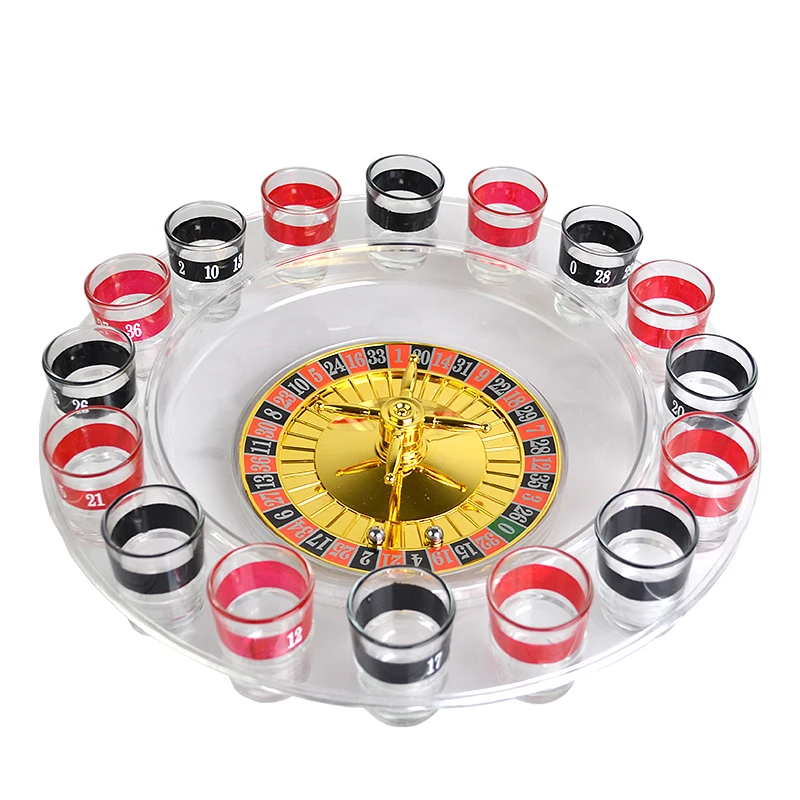 Drinking roulette dice game pool drink card game set russian roulett casino...