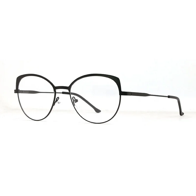 

2022 Wholesale New Fashion Oversized Big Frame Round Vintage Unisex Metal Optical Frame Glasses