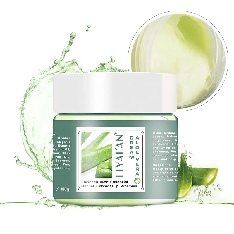 

LIYAL'AN Skin Care Moisturizing Whitening Anti Aging 100% Pure Natural Organic Aloe Vera Face Cream