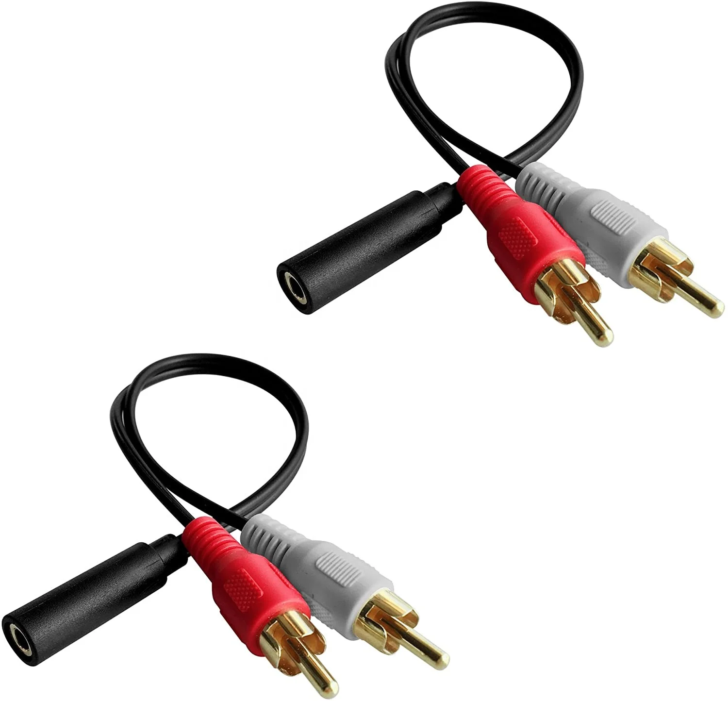 

Best sell Connector Audio Cable 3.5mm Audio Female to 2 RCA Male Stereo Cable