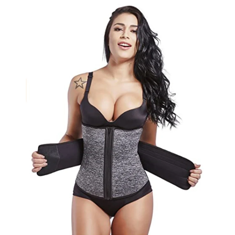 

Custom body shaper neoprene waist belt women, Black