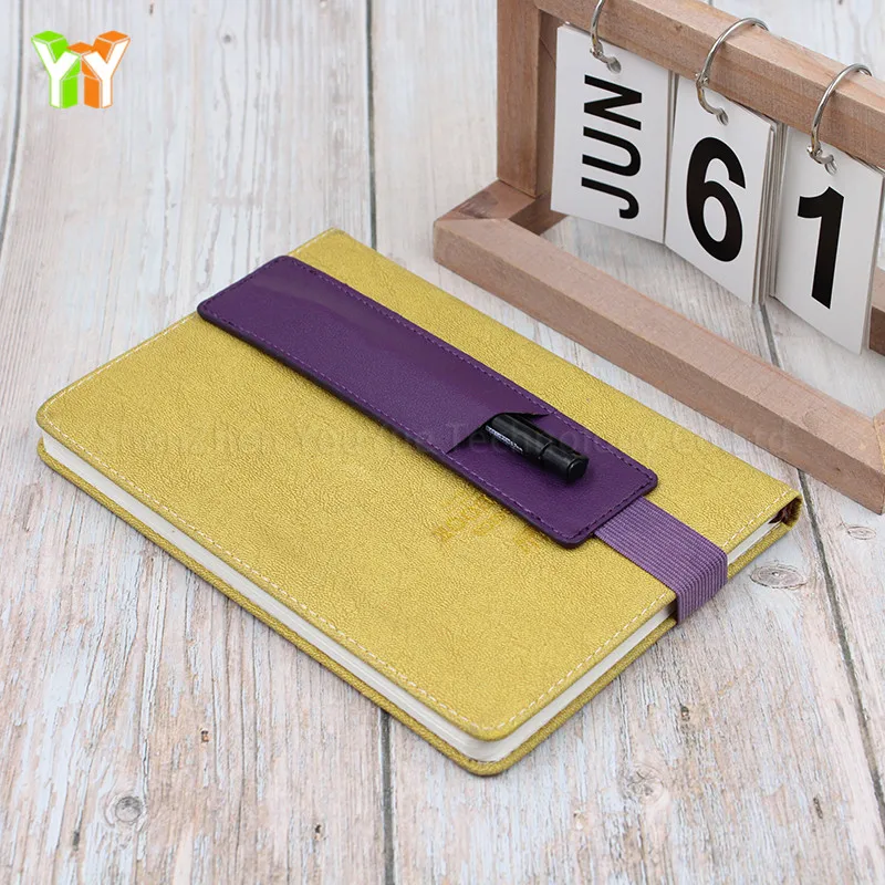 

Notebook Pen Holder Customized Pen Holder PU Leather Clip Handmade Pencil Holder for Notebooks