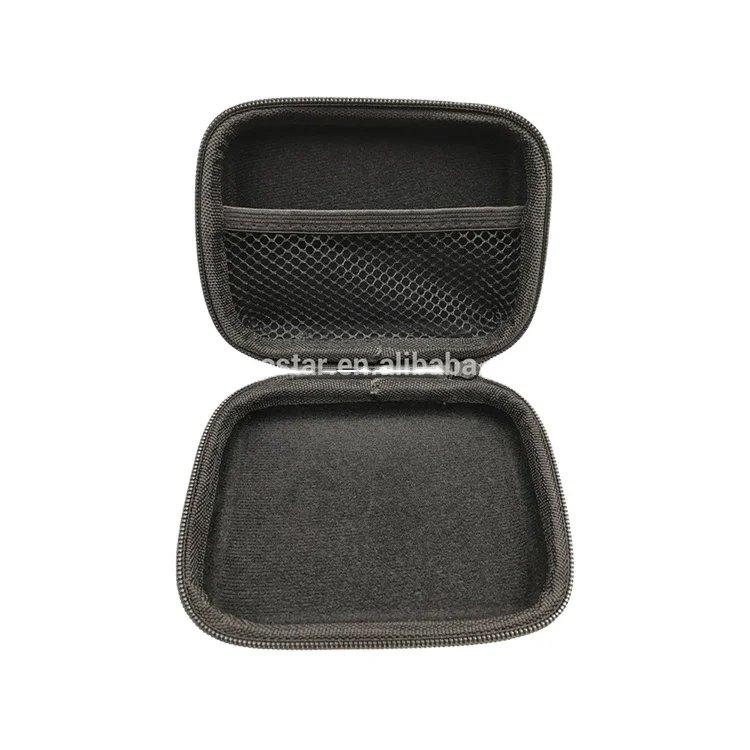 

Portable custom high quality zipper EVA external hard disk drive case, Black eva external hard disk drive case