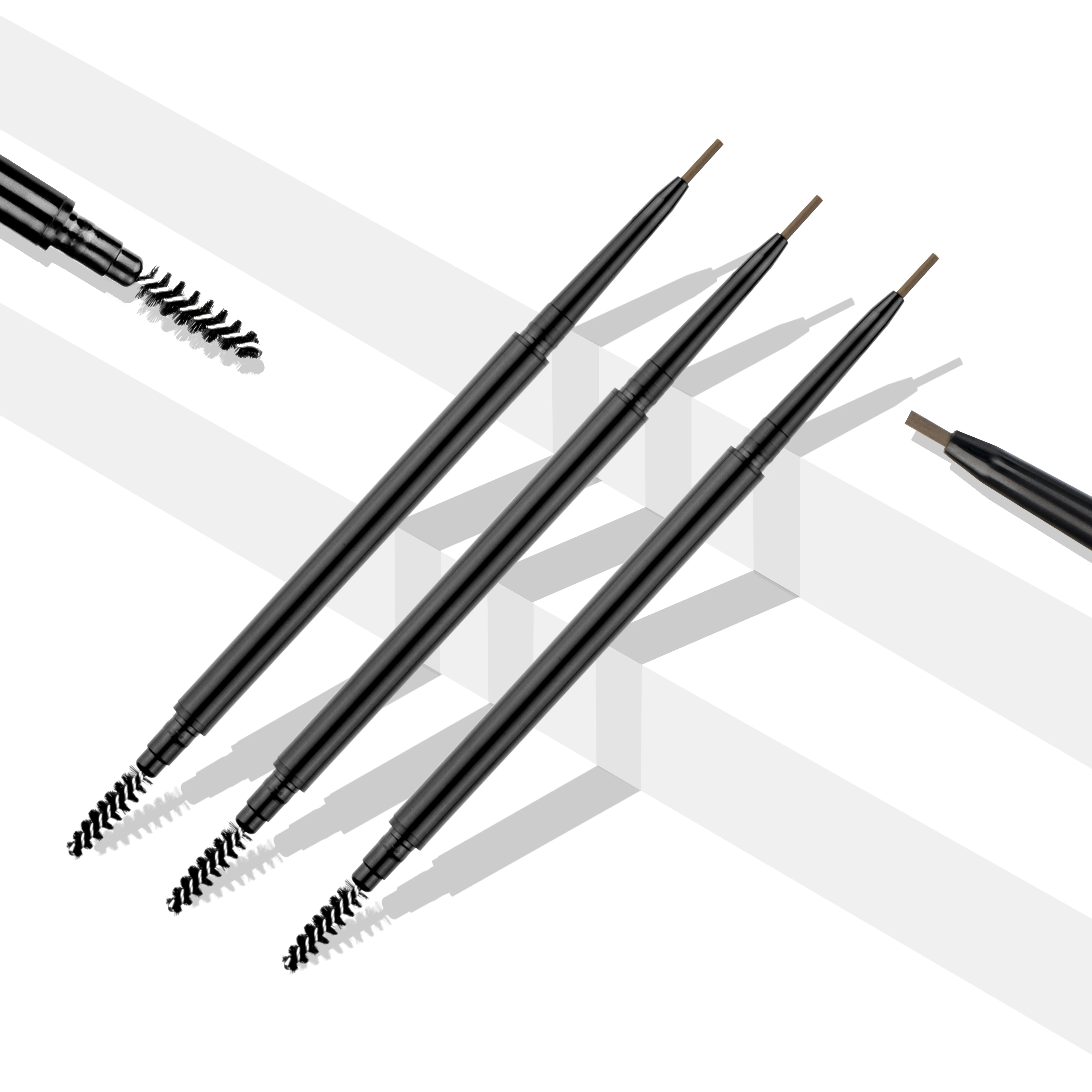 

World beauty waterproof eyebrow pencil eyebrow makeup ultra-fine brow pencil eyebrow liner Private Label, Soft/deep brown