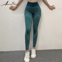 

AMESIN High Elastic Squat Proof Leggings Waist Shaper Compression But Lifting No See Through Yoga Pant Athleisure Workout Leggin
