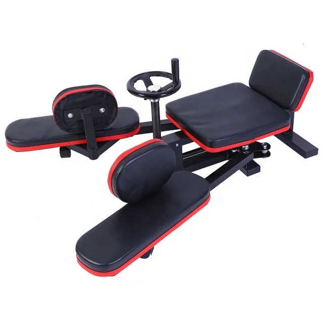 

Home Gym Fitness Equipment Yoga One Word Horse Trainer Stretching Adjustable Leg Stretcher Split Machine, Custom color
