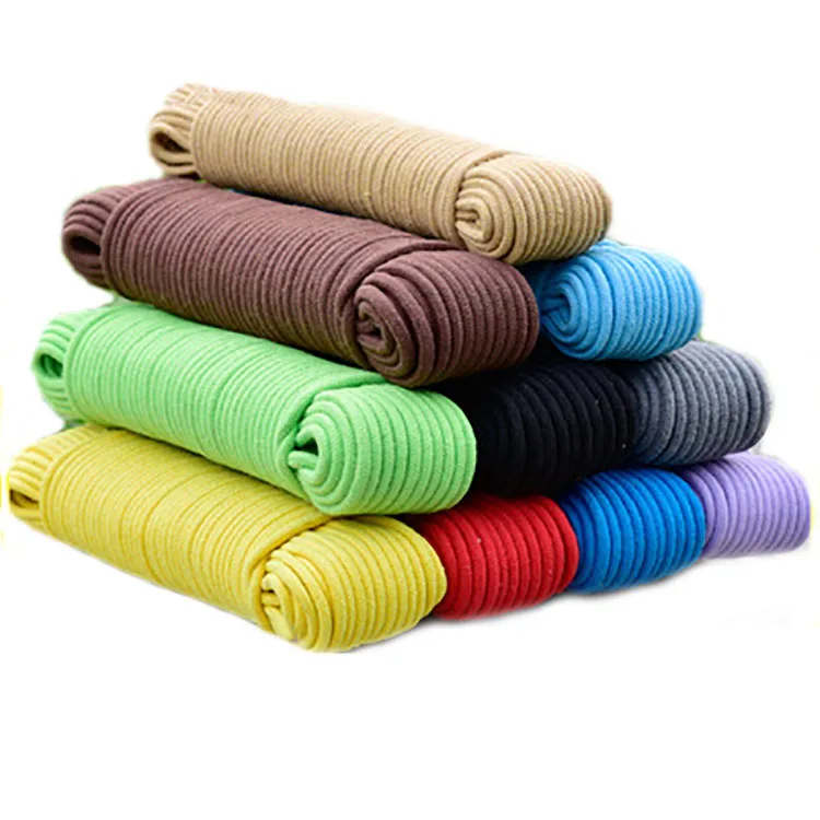

Factory Supply In Stock 4mm 6mm 8mm 10mm Multi Colored Cotton Cord Braided Cotton Rope, 10 colors