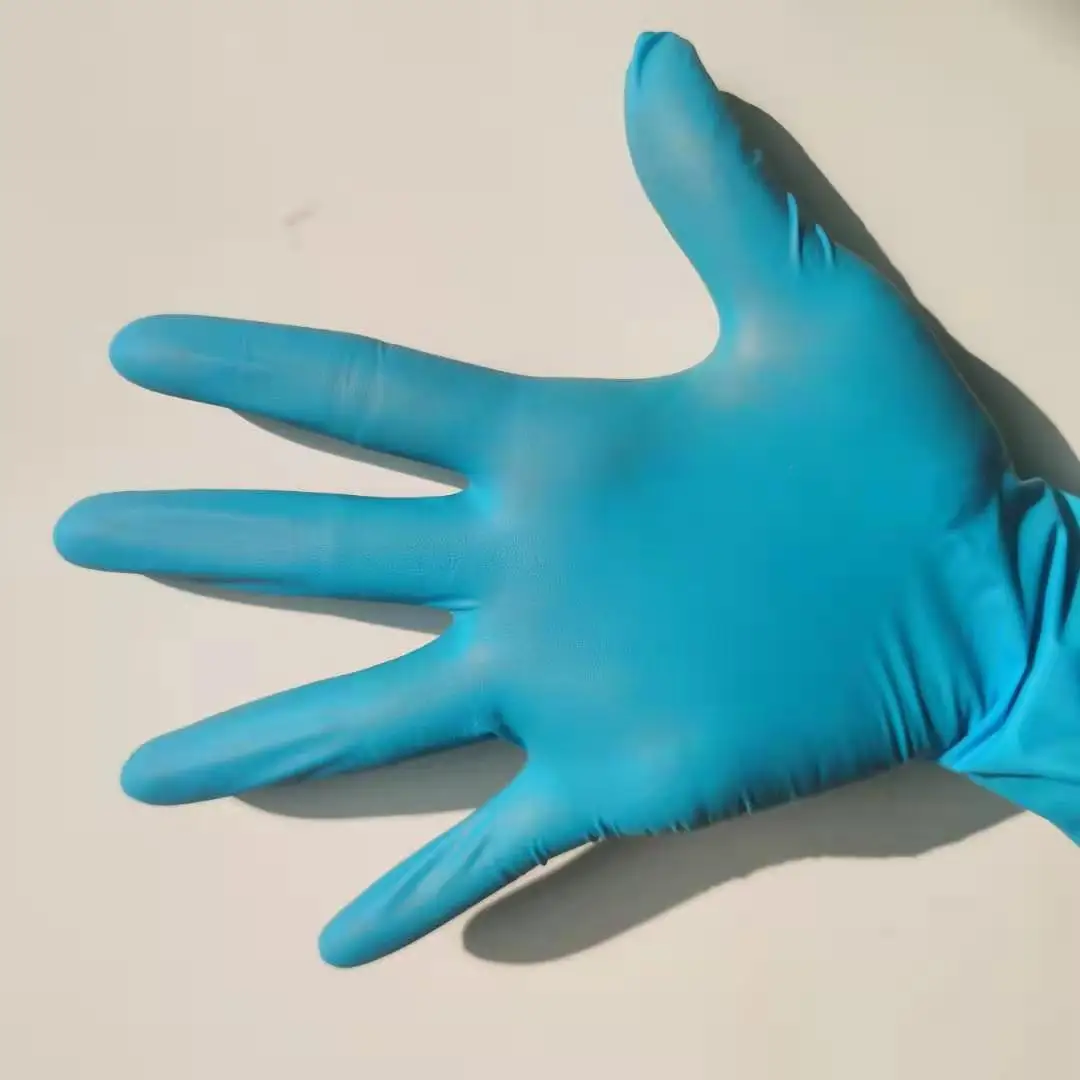 

YJ-20 FDA Blue Nitrile Gloves Powder Free Disposable NItrile gloves