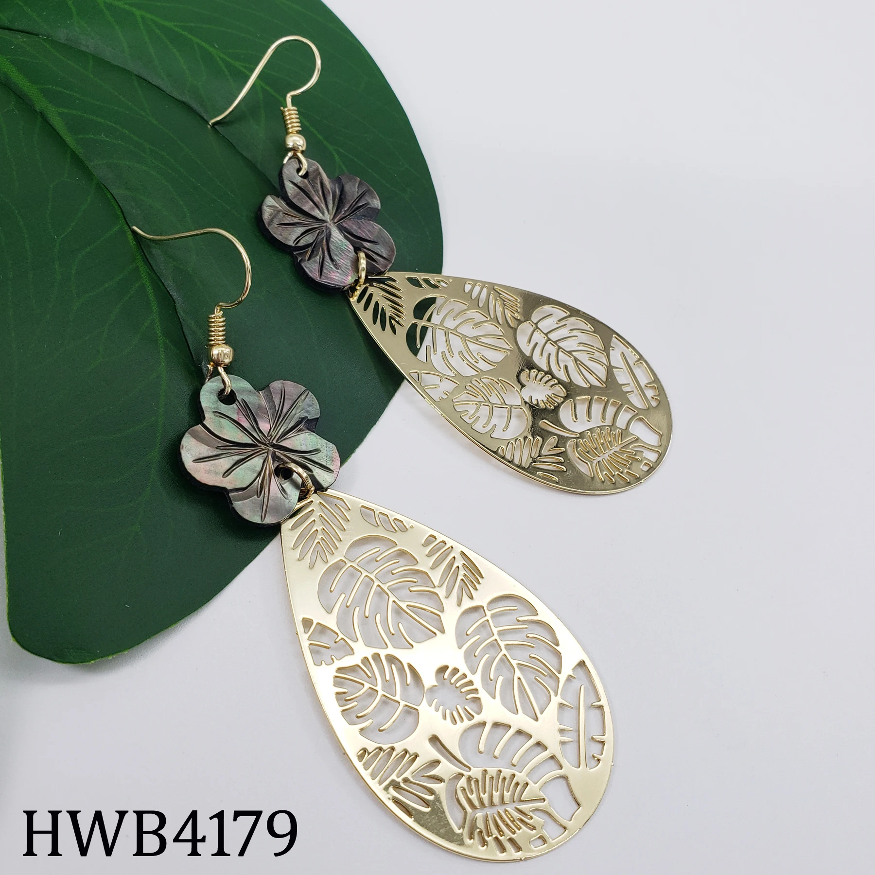 Hot Selling Gold Filled Hawaiian Jewelry Earring Big Dangle Earrings For Women