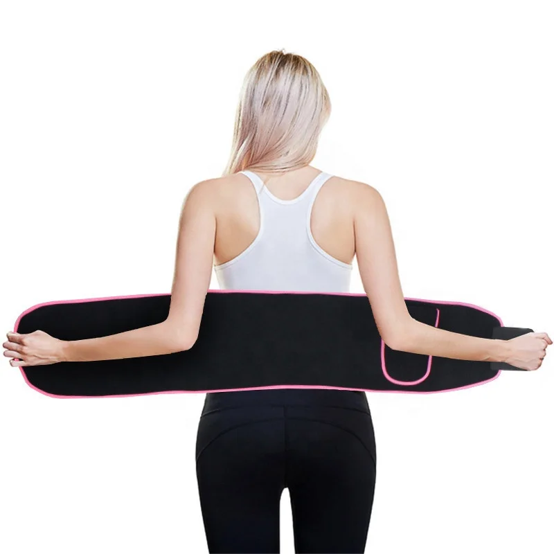 

High quality Neoprene Adjustable Waist Slimming Belt for Waist Support, Yellow, pink, black, green, sapphire, light blue waist trimmer belt