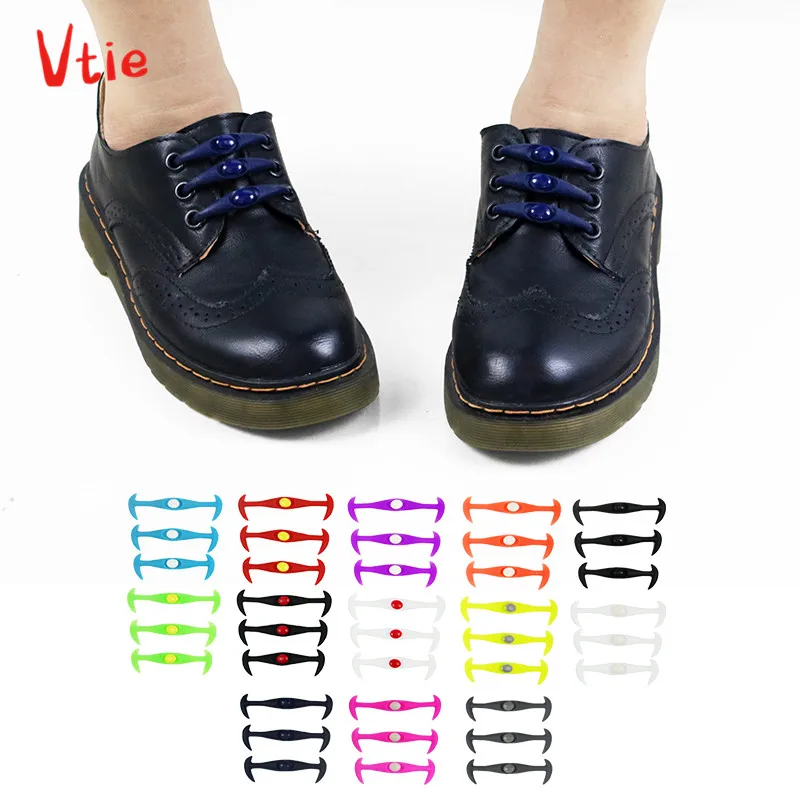 

Rainbow No Tie Shoelaces for Kids and Adults, Elastic Shoe Laces for Sneakers, Silicone Tieless Custom Printed ShoeLaces, 13