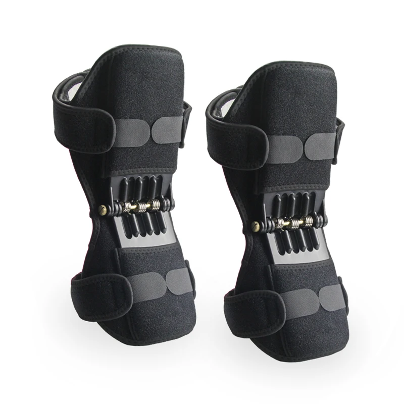 Hot Joint Support Knee Pad Breathable Non-slip Lift Pain Relief For Knee Power Spring Force Stabilizer Knee Booster For Sports