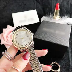 fashion womens watches gold and silver girls woman