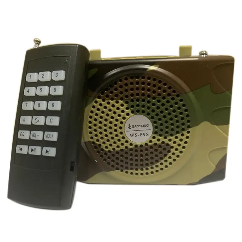 

Bird Caller WS898 with Wireless Remote Control Outdoor Camouflage Hunting Portable Amplifier Speaker Support USB/TF/FM