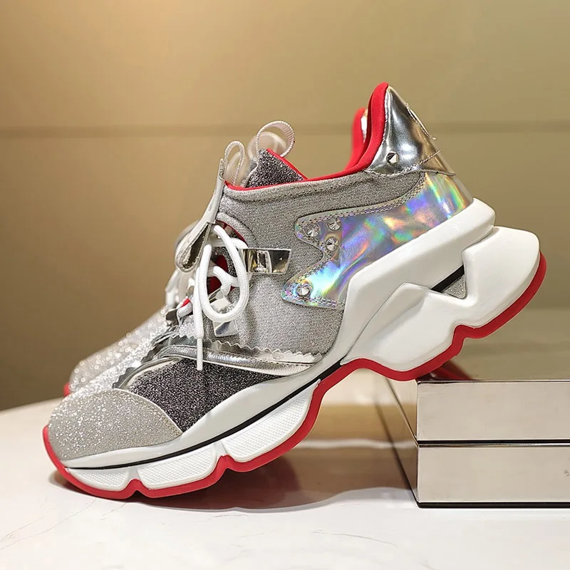 

Brand designer shoes for men sneakers Famous luxury Casual shoes model Size  QJ05