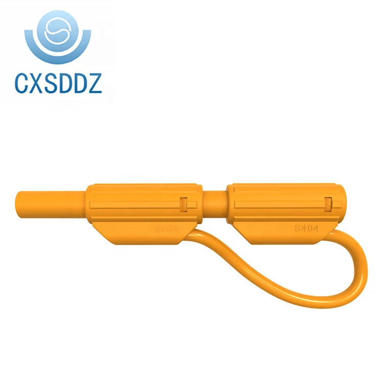 
CXSDDZ-S404 High-end 4mm Shrouded Stackable Banana Plug Safety Test Leads 