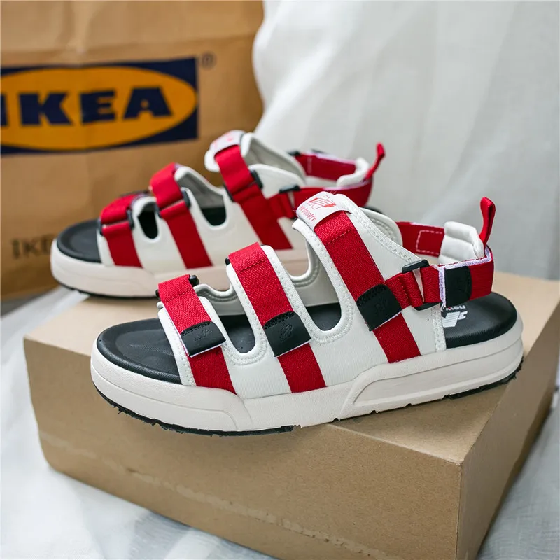 

Drop Shipping Good Quality Breathable Slippers Custom Logo Non-slip Light Weight Fashion Shoes Men's Sandals