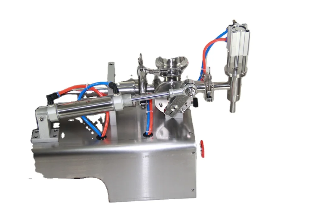 
One Head Honey Filling Machine 100~5000ml Horizontal single head honey stick cream vaporizer pen oil filling machine 