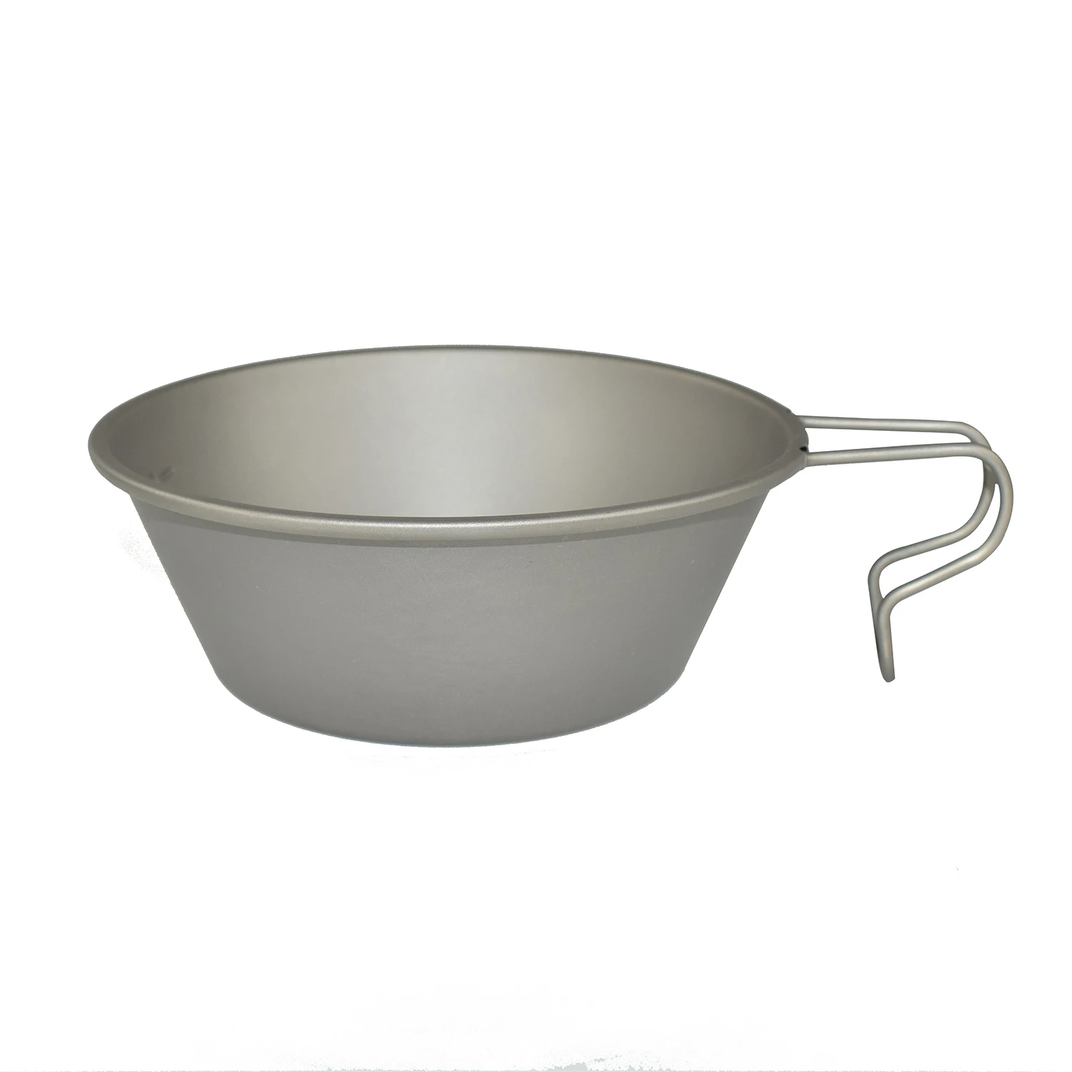 

450ml Titanium sierra cup with fixed handle