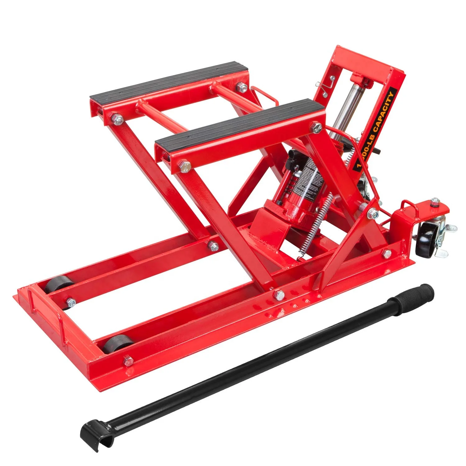 Cheap Price 1500lb Red Hydraulic Motorcycle Lift Atv Jack Buy