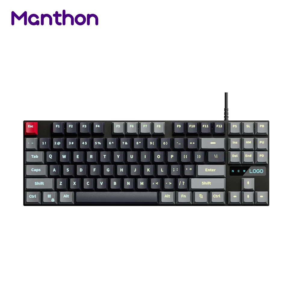 

OEM Keychron K4 K8 C10 60% 65% RGB DIY Hot Swap Mechanical Keyboard, Black