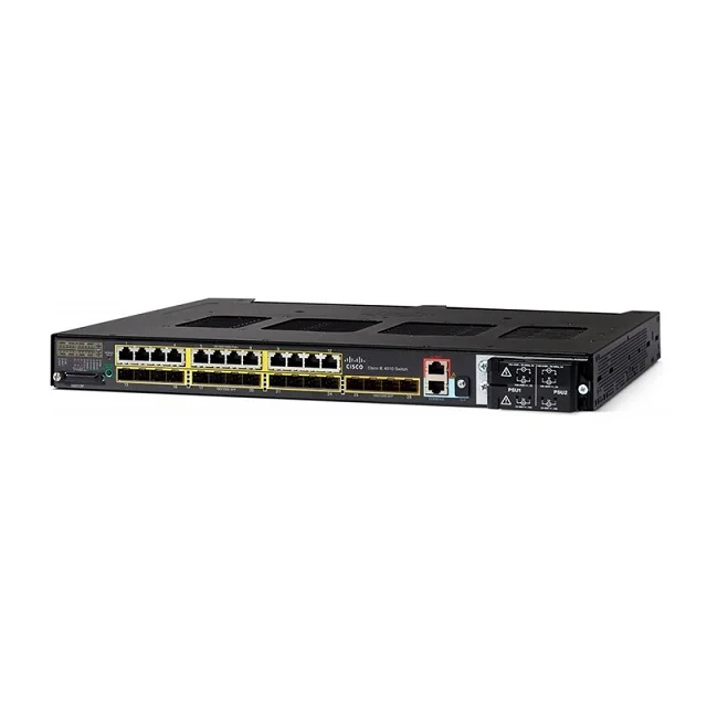 

IE4010 w/ 12GE SFP, 12GE Copper PoE+ & 4GE SFP uplink ports switch IE-4010-16S12P