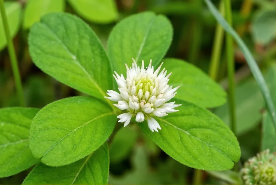 Close-up of bur clover seed pods showing distinctive coiled burr structure