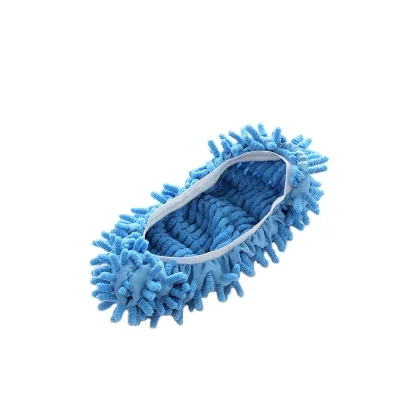 

Novetly 1pc Dust Mop Slipper House Cleaner Lazy Floor Dusting Cleaning Foot Slippers Cover 5 Colors, Pink purple green blue orange