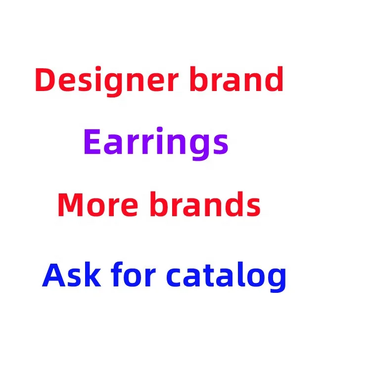 

2022 Wholesale Hot Selling Fashion Designer Famous Brands LOGO Jewelry Luxury CC Earrings CC Necklace