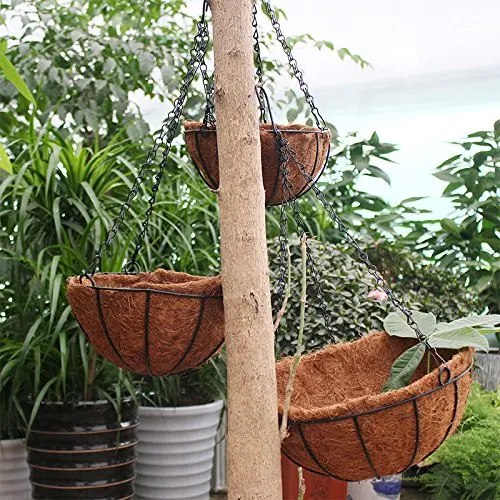 10/12/14 Inch Cheap Hanging Basket Cone Shape Hanging Basket Plant Wire