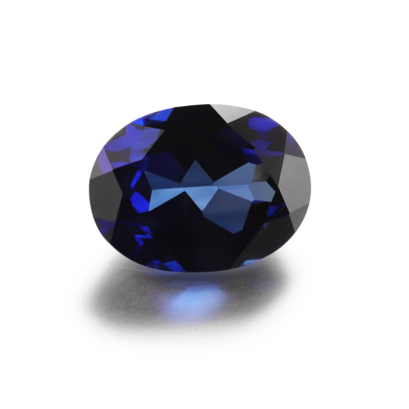 

Starsgem lab grown sapphire oval cut blue lab sapphire