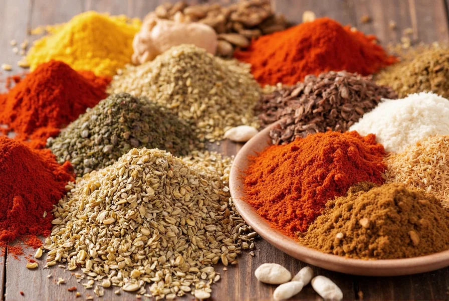 Colorful Mediterranean Dish Spread on Table