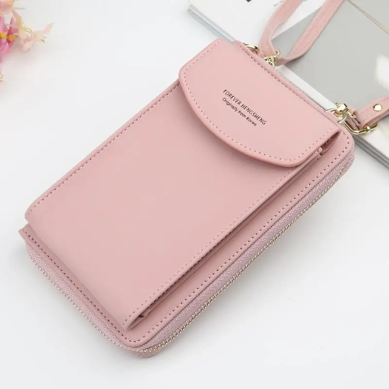 

Simple Design monedero Elegant Women Bag Multifunctional Flap Purse Phone Case Wallet Crossbody Bags PU Leather Mini handbag