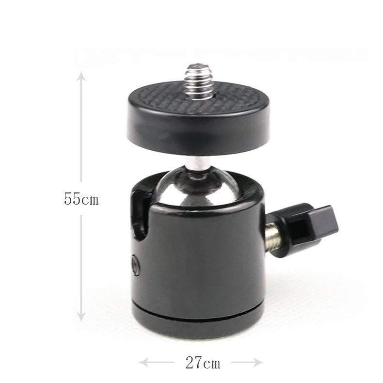 

1/4" Screw Mini Camera Ball Head,1/4" Thread Aluminum Alloy 360 Degree Rotating Swivel Mini Ball Head