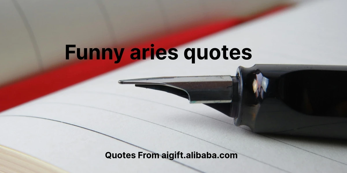 funny aries quotes