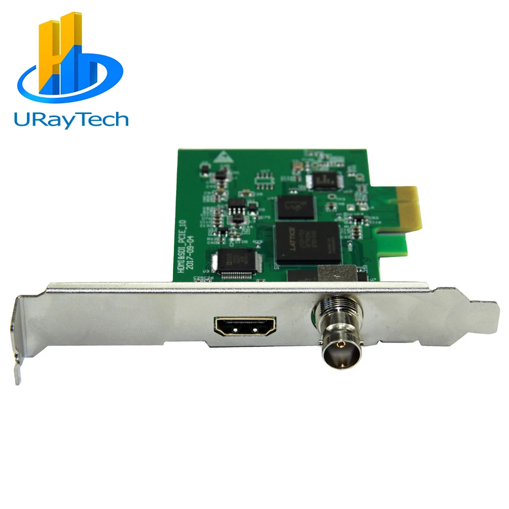

URay Tech Full HD 1080P HDMI SDI Capture Card PCIe Game Capture PCI-E HD Video Audio Grabber HDMI SDI To PCIe For Windows Linux