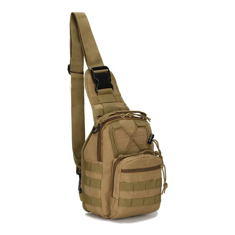 

Wholesale Outdoor Sports Military Tactical Shoulder Messenger Bag Men Chest Bag 5L Gym Crossbody Bag