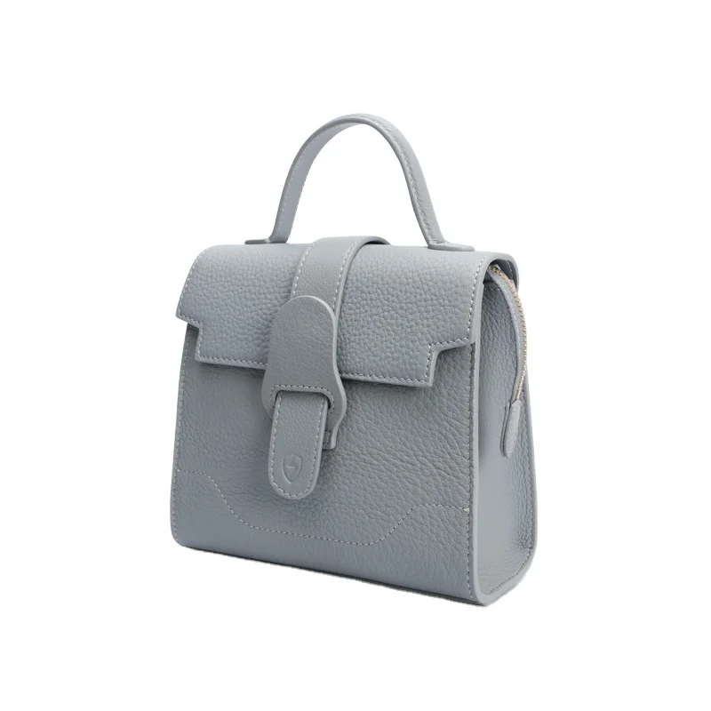 

2021 New arrival Blu Flut wholesale designer women branded hand bags high quality genuine leather women tote bags, Blue