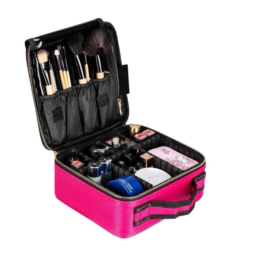 

Beauty Nylon hard EVA Luxury Cosmetic Brushes Storage Bag Case, Any color can be made