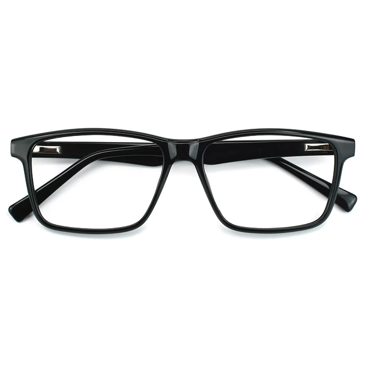 

china factory acetate eyeglasses frames wholesale square clean lens optical frame, 4 colors